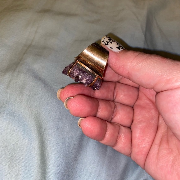 Amethyst ring, sterling silver - Picture 3 of 4